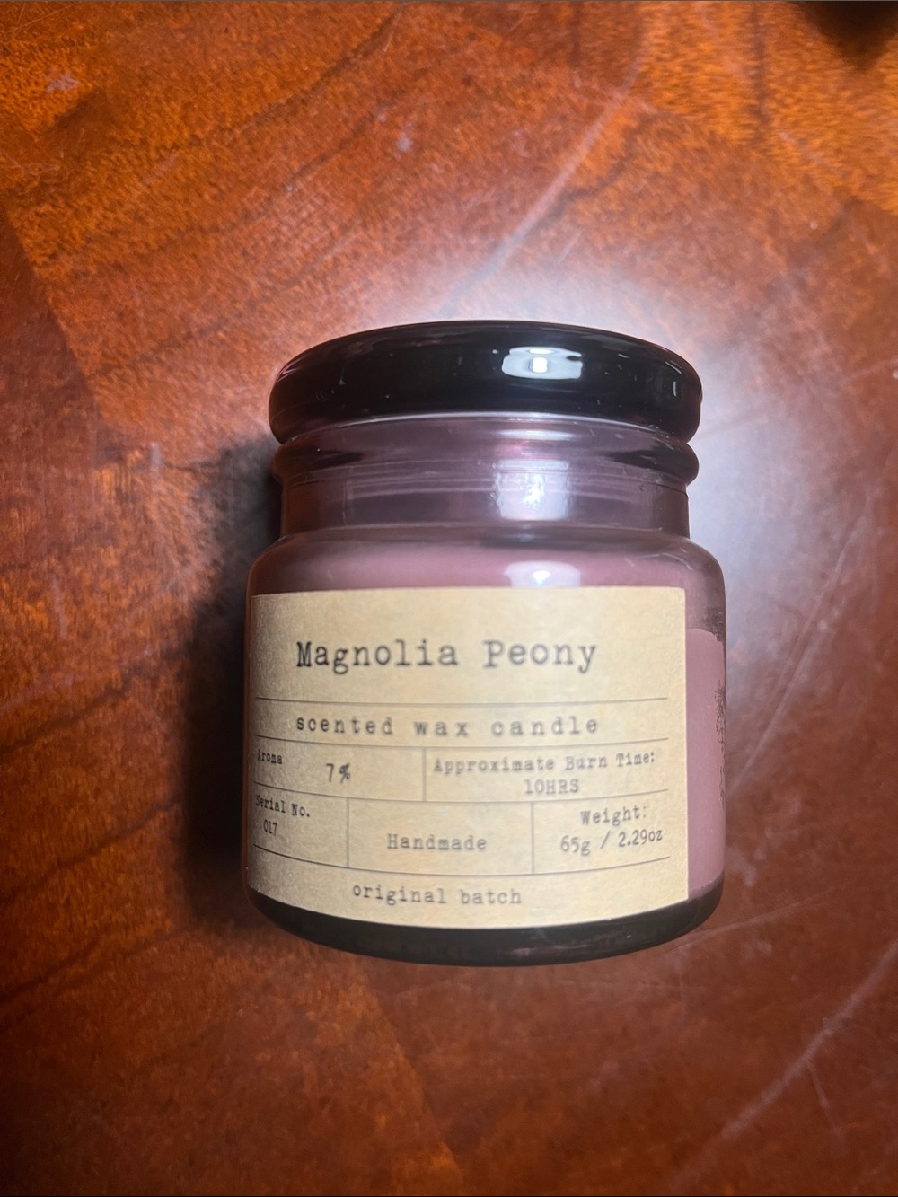 World market Magnolia Peony Scented Wax Candle - Pink